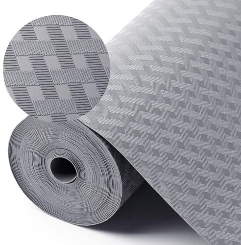 Bcuuozeeing Lådmatta 60 cm x 500 cm EVA-material vattentät halkfri matta lådmatta köksskåpsmatta ej självhäftande för lådor, hyllor, skåp, kylskåp