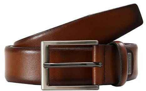 bugatti Herren 37600-1401 Gürtel, per pack Braun (cognac 70), 105|#105|#677 (Herstellergröße: 105)