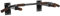 Wand montierte Klimmzugstange, Profi Klimmzugstange zur Wandmontage Reckstange Pull up bar- Klimmzugstange für die Wandmontage Klimmzug-Fitness-Heim mit 6 Schaumstoffgriffen