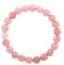 Ouubuuy Rose Quartz Bracelet 8mm Natural Pink Gemstone Bead Healing Crystal Bracelet for Women Mothers Day Gifts