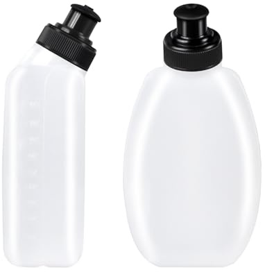 HECHZSO 2x10oz BPA-Free Water Bottles for the Running Hydration Belt, Fuel Belts Replacement Bottle Set for Marathon Walking Hiking Cycling Trail Skiing(2 Pack)