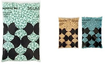 Enthaarungswachs in Perlen 400g. SELAS. Zur Auswahl: Haarentfernung ohne Streifen, für alle Bereiche und Hauttypen. (Aloe Vera). Wachsperlen, brazilian wax, hartwachs,professionelle.