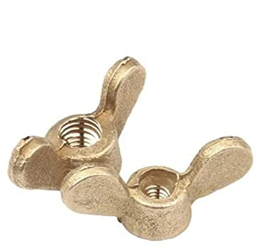 Écrous à main, écrous à oreilles, écrou papillon 1/2/5 pièces M4 M5 M6 M8 M10 M12 M14 M16, écrou papillon en laiton, serrer à la main, écrous à oreilles (couleur : M4 (5 pièces)) (Color : M14 (1pcs)