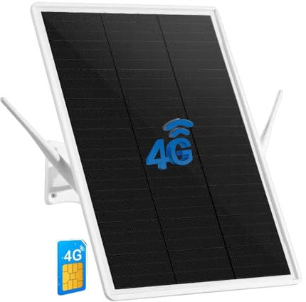 4G LTE Router Solar Batterie Aussen mit SIM Karten,Kabellos 4G Mobiler WLAN Router Hotspot,WLAN 2.4GHz bis zu 150 Mbit/s,2 Externe Antennen,26000mAh Akku,Gilt für europäische Betreiber (32 * 24cm)