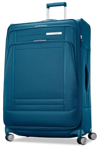 Samsonite UpLIFT Lightweight Softside Expandable Luggage, Cerulean Blue, 3-Piece Set (CO/MD/LG), Uplift Softside Luggage With Spinner Wheels