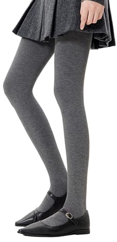 BrightGlow Termostrumpbyxor för kvinnor, termostrumpbyxor varma vinterkalsonger, leggings, ventilerande leggings, vinterstrumpbyxor, ogenomskinliga strumpbyxor, LJUSGRÅ, one size