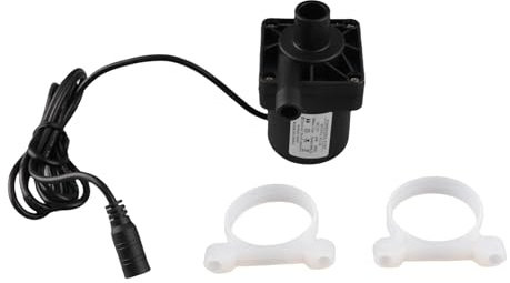 Zerodis Bomba de Agua sin Escobillas DC 12V, 700L/H, Elevación de 5m, Bomba de Refuerzo Sumergible de bajo Ruido para Pecera, Fuente, Piscina, Estanque, de Agua de Acuario (4212B 12V)
