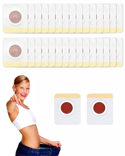 MOPZIJA 30 pcs Parches Adelgazantes, Parches Para Adelgazar, Parche para Perder Peso, para Barriga - Parches para Perder Peso ， Quema Grasa Rápido y Seguro - Slimming Patches,Terapia magnética