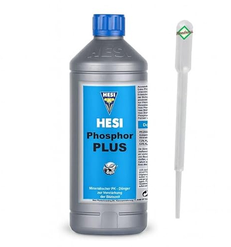 Hesi Phosphor Plus 1 liter för blomningsfasen - odla gödselmedel naturligt gödselmedel inomhusväxter organisk flytande organisk