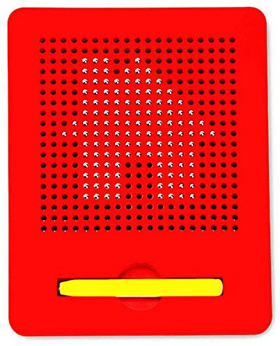 Giocattoli da disegno a sfera in acciaio per bambini, lavagna magnetica da disegno, con perline magnetiche, in acciaio, per ragazzi e ragazze, lavagna magica con palline