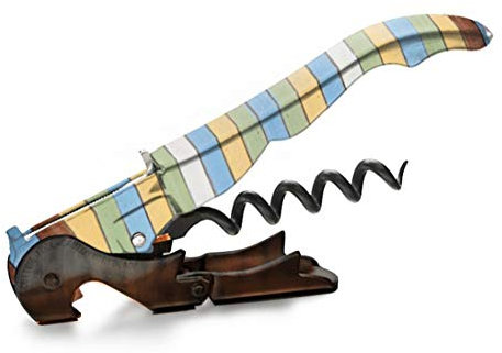 PULLTAP'S GENUINE Wood Color 900 - Cavatappi da cameriere professionale in legno - Made in Spagna, con doppia leva articolata, coltellino tagliacapsule e apribottiglie