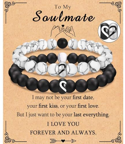 TEVOP Gifts for Couples, Matching Couple Bracelets