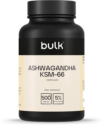Bulk KSM-66 Ashwagandha Kapseln, 500 mg, 500 mg, 30 Kapseln