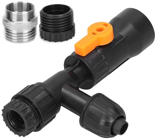 Ejoyous Cambiador de Agua para Acuario, Limpiador con Adaptador de Grifo, Filtro Automático con 2 Adaptadores