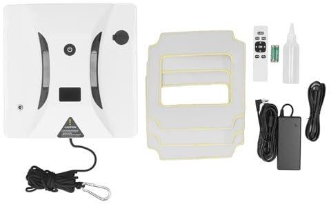Brilluxa Window Cleaner, Automatic Cleaning Robot 2800Pa with Remote Control for Window Cleaning Robot High Rise Glass Tile