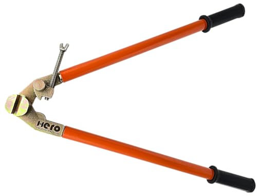 Rinneisenbiegezange Abbiegezange 600mm Rinneisenbieger PROFI Rinneisen Biegezange für Dachrinnenhaken mit Einstellschraube und Abgleitrolle Rinnenhalter Rinneisenzange Dachdecker