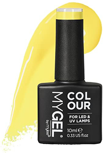 Mylee Gel Nail Polish 10ml [Lemon squeeze] UV/LED Soak-Off Nail Art Manicure Pedicure for Professional, Salon & Home Use [Yellow/Orange Range] - Long Lasting & Easy to Apply