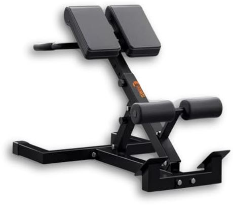FFitness - Banco de silla romana multifunción para hiperextensiones Crunch Tricipiti Dips inclinación, altura ajustable y plegable