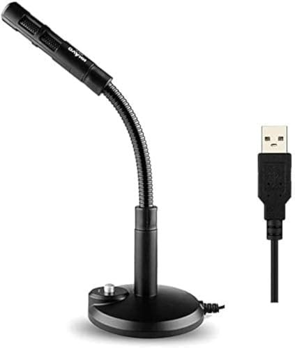 MarsHopper USB Microphone for Computer, Omnidirectional Microphone | PC Condenser Mic for Conferencing, Games, Chat, Podcasting, Skype | Compatible with Laptop, Mac, PS4, Windows, Linux, macOS