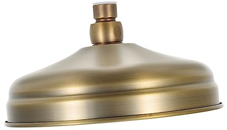 DOITOOL Cabezal De Ducha Retro De 8 Pulgadas Para Baño Rociador De Lluvia Estilo Cascada Fácil Instalación Y Limpieza Diseño Vintage Para Ducha De Techo