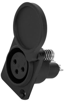 Saiyana Adattatore di ricarica per batteria a 3 poli, connettore in linea di ricambio per biciclette elettriche, facile da installare, connettore di ricarica per scooter elettrici