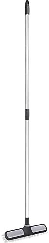 Apex Frettazzo Gommato con Manico Allungabile – Spazzolone Professionale con Paracolpi e Setole Extra Resistenti – 80-136 cm