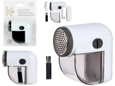 Bigbuy Home Quitapelusas Transparente Eléctrico Automático