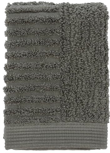 Zone Denmark Classic Waschlappen/kleines Handtuch, 100% Baumwolle, 30 x 30 cm, Olive Green (Grün)