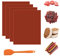 4 Pcs Silikon Dehydrator Blätter Antihaft Dörrfolie für Dörrautomat mit Schaber, Wiederverwendbare Lebensmittel Obst Dörrgerät Matten für Fruchtleder Backmatte für Obsttrockner, BPA Frei