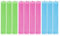 Anstore Reusable Ice Sticks, 10PCS Colourful Ice Cubes Perfect for Drinks Freezer, Lunch Bags, Water, Whiskey, Cocktail and Other