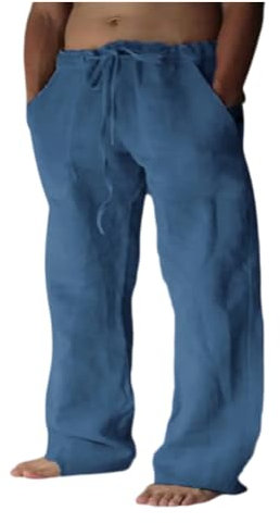 VDDTAGAM Jogger Pants Chino Herren Hosen Goa Hose Herren Trousers for Men Baggy Hose Herren Elegante Jogginghose Herren Schlupfhosen Für Herren Schlupfhosen Für Herren Chino Hose Herre(Dark Blue,3XL)