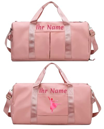 Personalisiertes Besticktes Sporttasche Duffel - Individuelle Sport- & Reisetasche mit Wasserdichtem Schuhefach, Verstellbarer Trageriemen - Geschenk für Reise- und Sportbegeisterte