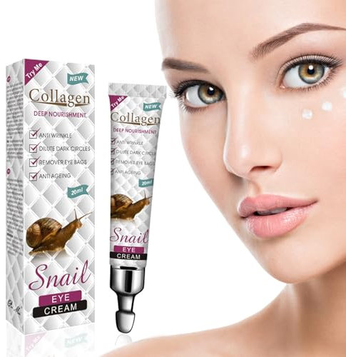 Crema Reparadora de Ojos, Contorno de Ojos Crema Ojeras 20ML, Sérum de Ojos, Hidratante Mujer y Hombre, Reduce las Bolsas y Ojeras, Arrugas