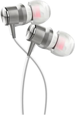 TLLCHYL Auriculares Audífonos in Ear,Jack 3,5mm,Amplia Alambrico Auriculares de oído Abierto Graycolor