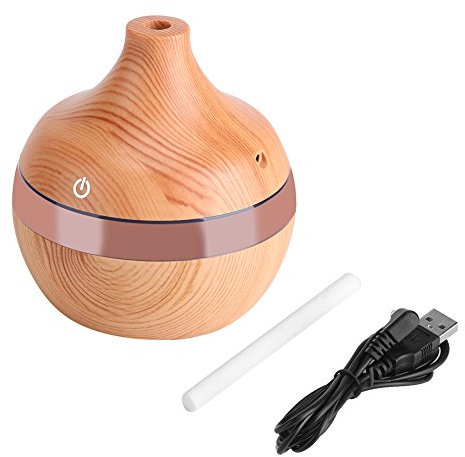 Nikou Diffusore di aromi, 300 ml, diffusore di oli essenziali, USB 7 colori, a LED, per la casa, l'ufficio, lo yoga