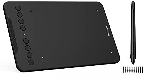 XP-PEN Deco mini7W Graphic Drawing Tablet Wireless 2.4GHz Digital Drawing Pad for Painting, Design, Online Learning and Web Conferences