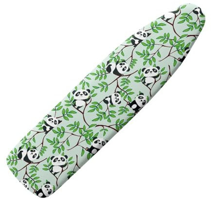 Micoklinlin Große Bügelbrettbezug für Dampfbügelstation 150x50 cm Bügelbrettbezüge mit Elastischem Rand rutschfest Klettverschlüsse Waschbar Elastisch XXL