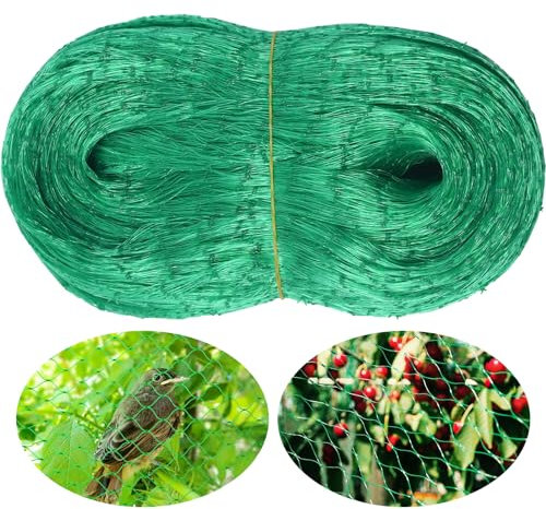 MAILEKT Filet de protection contre les oiseaux, 6 x 10 m, pour jardin et plate-bande surélevée – Protection efficace contre les pigeons et autres oiseaux – Maille étroite et stable pour arbres
