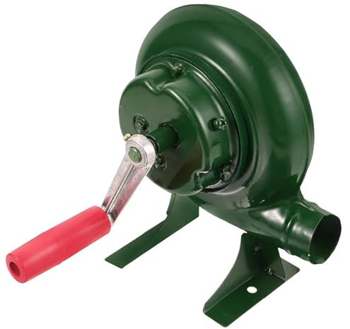 JOUFNING Briquets À Charbon Forge BBQ - Camping Activateur pour Barbecue, Ventilateur Manuel De Ventilateur De Maïs Soufflé, pour Camping/Plein/Randonnée Cuisson Feu ​Soufflet Outils(200W)