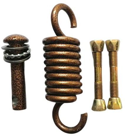 Generisch Muelle de hamaca de metal Veeranda para columpio extra fuerte | Gancho balancín Veeranda | Muelle robusto para alta carga, gancho para saco de boxeo, silla de patio, gimnasio montaje en