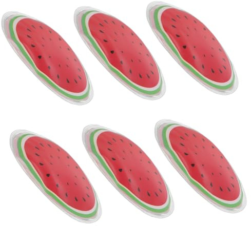 VILLFUL Impacco di Ghiaccio per Viso e Occhi Riutilizzabile 6 Pezzi in Pvc Facile da Usare per Terapia Caldo Freddo e Sollievo