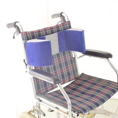 Supporto Laterale Per Sedie A Rotelle - Cuscino E Cuscino Laterale Per Guardie Laterali E Postura - Cuscini A Cuneo In Schiuma Regolabili(Blue)
