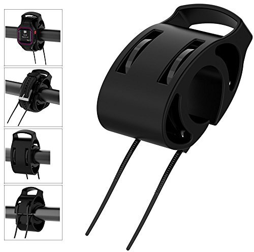 Bemodst Fahrradhalterungs-Set für Smartwatch, Fahrradlenkerhalterung, Silikonständer mit starken Kabelbindern für Garmin Forerunner Serie