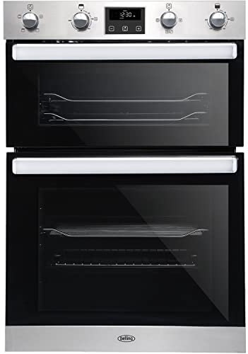 Belling BI902FP Built In Double Oven - Stainless Steel