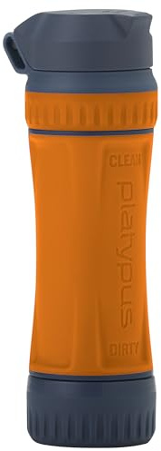 Platypus Quickdraw Ultralight Backpacking Water Filter, Orange