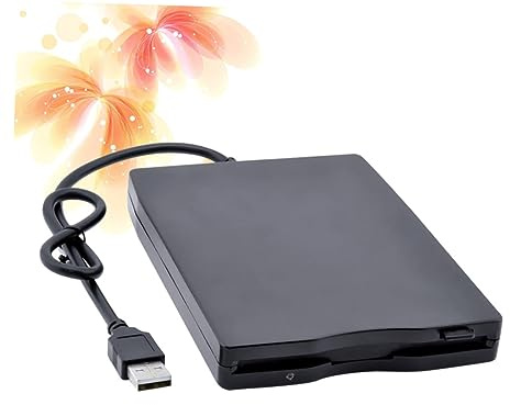 UKCOCO Extern Usb Diskettstation För Bärbar Dator Portabel Floppy Disk Drivare Med Snabb Dataöverföring Lätt Och Kompakt Design För Svart
