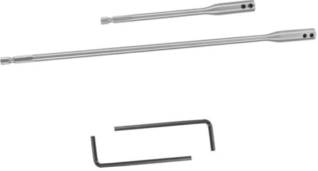 Veemoon 1satz Bohrer Verlängerungsstange Sechskant-verlängerungsset Mit Wrench Für Präzises Bohren Und Antrieb Geeignet Für Holzarbeiten Und Vielseitige Anwendungen