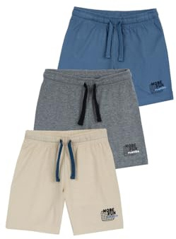 Chicco, Pantaloncini Bambino, Set di 3 Bermuda Comodi e Pratici, in Morbido Tessuto, con Vita Elasticizzata, Ideali per la Primavera e L'Estate, Abbigliamento Bambini e Ragazzi