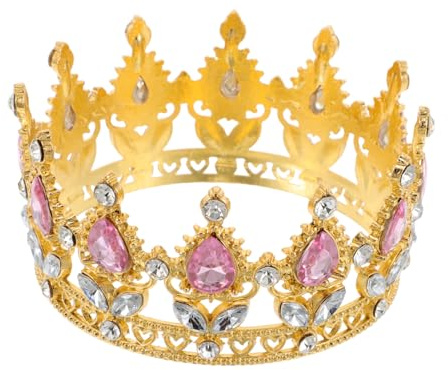 IMIKEYA Couronne de Mariée Élégante avec Cristaux Accessoire de Tête pour Cérémonie Design Raffiné pour Mariage Fête et Bal Ornement de Tête Féminin Sophistiqué