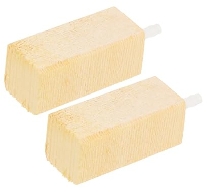 LIGHTAOTAO Piedra de Aire de Madera Difusor Silencioso y Liviano 2 Piezas para Skimmer de Proteínas para Acuarios de Agua Dulce y Cultivo Hidropónico